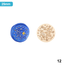Load image into Gallery viewer, 21 Styles Universe Rose Plants Pattern Wax Seal Stamps Dedicated Replace Copper Head Retro Wedding Invitations Postcard Envelope Sealing