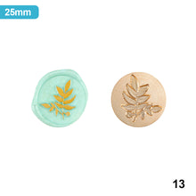 Load image into Gallery viewer, 21 Styles Universe Rose Plants Pattern Wax Seal Stamps Dedicated Replace Copper Head Retro Wedding Invitations Postcard Envelope Sealing
