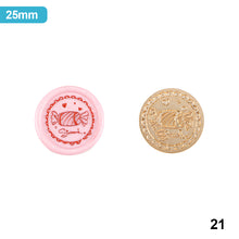 Load image into Gallery viewer, 21 Styles Universe Rose Plants Pattern Wax Seal Stamps Dedicated Replace Copper Head Retro Wedding Invitations Postcard Envelope Sealing