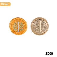Load image into Gallery viewer, 26 Curlicue European Letter Seal Head Wax Seal Stamps Metal Head DIY Stamp Envelope Wedding Invitations Sealing