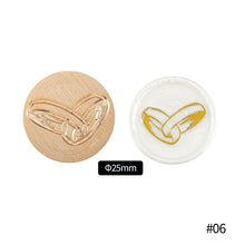 Load image into Gallery viewer, 25mm Blessing Best Wishes Thank You Pattern Wax Seal Stamps Dedicated Copper Head Retro Wedding Invitations Envelope Gift Sealing