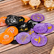 Load image into Gallery viewer, 25mm Happy Halloween Wax Seal Stamps Witch Broom Skull Bat Pumpkin Sealing Stamp head For Halloween Scrapbooking