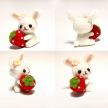 Load image into Gallery viewer, Non-Finished Felt Kit Cute Animal Collection Panda Squirrel Cat Turtle Doll Wool Felt Poked Kitting DIY Felting Materials