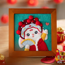 Load image into Gallery viewer, Non-Finished Lovely DIY Wool Felt Kit Famous Painting Handcraft Needle Felting Kit for Needle Material Pack for Kids Beginner Christmas Gift