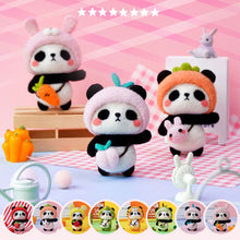 Load image into Gallery viewer, Non-Finished Lovely DIY Wool Felt Kit Panda Doll Handcraft Needle Felting Kit for Needle Material Pack for Kids Beginner Christmas Gift