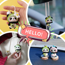 Load image into Gallery viewer, Non-Finished Lovely DIY Wool Felt Kit Panda Doll Handcraft Needle Felting Kit for Needle Material Pack for Kids Beginner Christmas Gift
