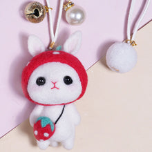 Load image into Gallery viewer, Non-Finished Lovely DIY Wool Felt Keychain Accessrioes for Needle Material Pack for Kids Beginner Valentine's Day Gifts