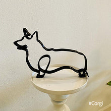 Load image into Gallery viewer, Art Sculpture Cat Dog Minimalist Personalized Gift Simple Metal Decor Modern Home Decoration Desk Office Ornament