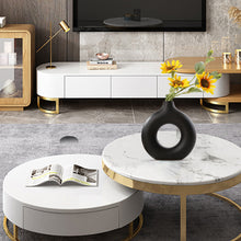 Load image into Gallery viewer, Simple Circular Hollow Ceramic Vase Donuts Nordic Flower Pot Home Decoration Dining Table Office Living Room Interior Decor