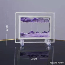 Load image into Gallery viewer, Creative 5/7/12inch 3D Moving Sand Art Painting Glass Sandscape in Motion Hourglass Moving Sand Frame Display Gift Home Decor