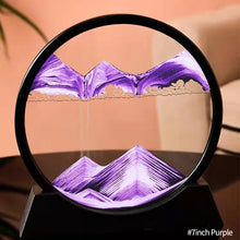 Load image into Gallery viewer, Creative 5/7/12inch 3D Moving Sand Art Painting Glass Sandscape in Motion Hourglass Moving Sand Frame Display Gift Home Decor