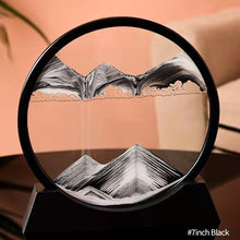 Load image into Gallery viewer, Creative 5/7/12inch 3D Moving Sand Art Painting Glass Sandscape in Motion Hourglass Moving Sand Frame Display Gift Home Decor
