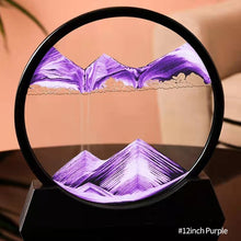 Load image into Gallery viewer, Creative 5/7/12inch 3D Moving Sand Art Painting Glass Sandscape in Motion Hourglass Moving Sand Frame Display Gift Home Decor