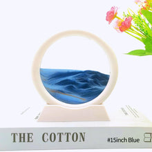 Load image into Gallery viewer, Creative 5/7/12inch 3D Moving Sand Art Painting Glass Sandscape in Motion Hourglass Moving Sand Frame Display Gift Home Decor