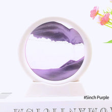 Load image into Gallery viewer, Creative 5/7/12inch 3D Moving Sand Art Painting Glass Sandscape in Motion Hourglass Moving Sand Frame Display Gift Home Decor