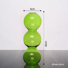 Load image into Gallery viewer, Nordic Glass Bubble Vase Terrarium Transparent Spherical Flower Holder Vase Plant Pots Home Decor Living Room Decoration Gift