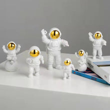 Load image into Gallery viewer, Astronaut Figure Statue Figurine Spaceman Sculpture Moon Light Home Room Office Desktop Decor Boy Kids Gift