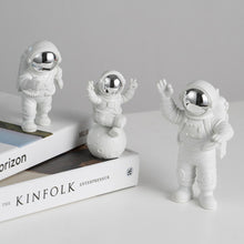 Load image into Gallery viewer, Astronaut Figure Statue Figurine Spaceman Sculpture Moon Light Home Room Office Desktop Decor Boy Kids Gift