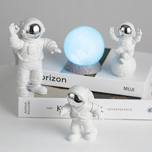 Load image into Gallery viewer, Astronaut Figure Statue Figurine Spaceman Sculpture Moon Light Home Room Office Desktop Decor Boy Kids Gift
