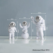 Load image into Gallery viewer, Astronaut Figure Statue Figurine Spaceman Sculpture Moon Light Home Room Office Desktop Decor Boy Kids Gift