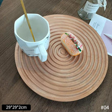 Load image into Gallery viewer, Ins Beech Wood Photography Props Jewelry Display Background Home Decoration Ornaments Storage Tray Studio Decor