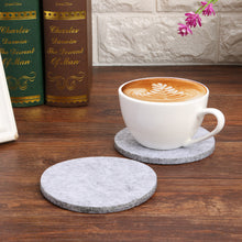 Load image into Gallery viewer, 11pcs Round Felt Coaster Dining Table Protector Pad Heat Resistant Cup Mat Coffee Tea Hot Drink Mug Placemat Kitchen Accessories
