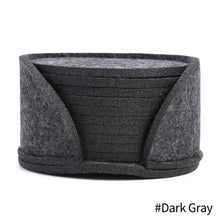 Load image into Gallery viewer, 11pcs Round Felt Coaster Dining Table Protector Pad Heat Resistant Cup Mat Coffee Tea Hot Drink Mug Placemat Kitchen Accessories