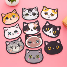 Load image into Gallery viewer, 1PC Silicone Cat Shaped Tea Coaster Cup Mat Pad Mug Holder Mat Coffee Drinks Table Placemats Heat-resistant Cup Coasters
