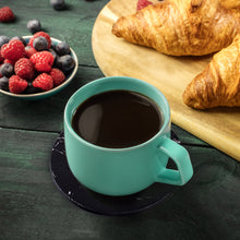 Load image into Gallery viewer, 1Pc/7Pcs Artificial Leather Marble Coaster Drink Coffee Cup Mat Table Placemats Round Heat-resistant Tea Pad Table Pad Holder