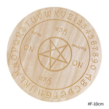 Load image into Gallery viewer, Flower of Life Basswood Coaster Placemats Laser Cut Non-slip Carved Coaster Wood Round Cup Pad Table Mat Art Home Decor