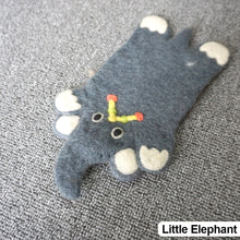 Load image into Gallery viewer, Cute Animal Wool Felt Coaster Cartoon Style Tea Coaster Cup Mat Coffee Mug Pad ChristmaChristmas Gift Kitchen Table Decor