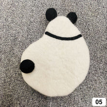 Load image into Gallery viewer, Cute Cat Wool Felt Coaster Cartoon Style Tea Coaster Cup Mat Coffee Mug Pad ChristmaChristmas Gift Kitchen Table Decor