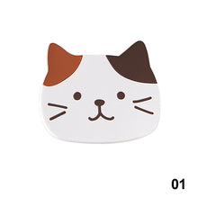 Load image into Gallery viewer, Cat Shaped Tea Coaster Cup Mat Pad Mug Holder Mat Coffee Drinks Table Placemats Heat-resistant Cup Coasters Home Decor Gift