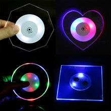 Load image into Gallery viewer, 7 Color Glow Led Coaster LED Drink Cup Coaster Glass Placemat Light Bottles Festival Nightclub Bar Party Decoration
