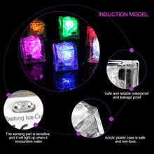 Load image into Gallery viewer, 1PC Disposable LED Light Ice Cubes Luminous Night Lamp Party Bar Wedding Cup Decoration Night Lamp Party Bar Wedding Cup Decoration Cup