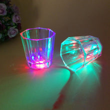 Load image into Gallery viewer, 50ml LED Automatic Glowing Cup Flashing Cup Wine Beer Whisky Mug Water Beverage Drinking Glass Party Decorative Supplies