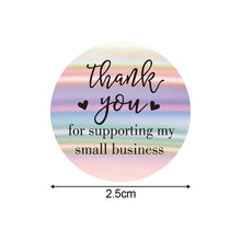 Load image into Gallery viewer, 500pcs Thank You for Your Order Business Cards Shopping Purchase Thanks Greeting Cards Appreciation Card for Small Business