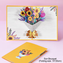 Load image into Gallery viewer, 3D Happy Birthday Card for Girl Kids Birthday Cake Pop-Up Greeting Cards Postcards Gifts with Envelope For Family Friends Lover