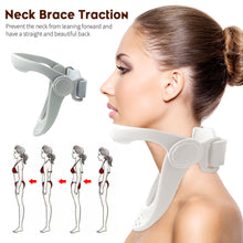 Load image into Gallery viewer, Neck Tractor Cervical Vertebra Home Bow Head Family Neck Brace Bracket Fixed Head Stretch Neck Anti-forward Tilt Corrector