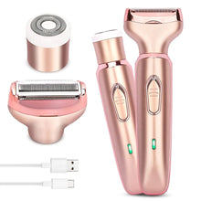 Load image into Gallery viewer, Creative 2 In 1 Ladies Shaver Electric Epilator Multi-function Washing Rechargeable Hair Removal Device Hair Trimmer