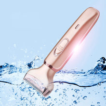 Load image into Gallery viewer, Creative 2 In 1 Ladies Shaver Electric Epilator Multi-function Washing Rechargeable Hair Removal Device Hair Trimmer