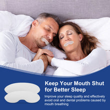 Load image into Gallery viewer, Sleep Strips Mouth Strips Anti Snore Stopper 90Pcs Adhesive Sleep Mouth Tape for Better Nose Breathing Less Mouth Breathing