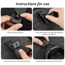 Load image into Gallery viewer, Tactical Headset Hang Buckle Hook Molle Quick Release Clip Hearing Protector for Belt Girdle Waist Hunting Military Accessories