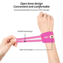 Load image into Gallery viewer, 1Pc Adjustable Portable Thin Sports Yoga Wrist Band Fitness Sprain Protection Soft Pain TFCC Tear Injury Brace Ulnar Fix