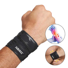 Load image into Gallery viewer, Unisex Adjustable Sports Compression Wrist Brace Breathable Thin Hand Wrap Support Wristband for Basketball Badminton Tennis