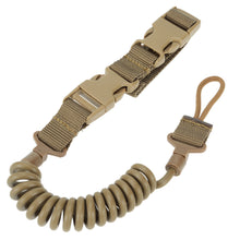 Load image into Gallery viewer, Multi-purpose Tactical Lanyard Military Spring Lanyard Airsoft Pistol Lanyard Rifle Sling Strap Shooting Hunting Gun Accessories