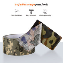 Load image into Gallery viewer, 5/10M Camouflage Tape Hunting Self-adhesive Camo Tape Waterproof Non-Slip Military Paintball Airsoft Rifle Tape Bicycle Sticker