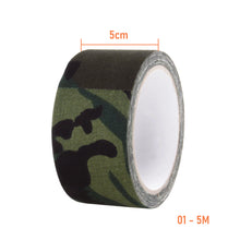 Load image into Gallery viewer, 5/10M Camouflage Tape Hunting Self-adhesive Camo Tape Waterproof Non-Slip Military Paintball Airsoft Rifle Tape Bicycle Sticker