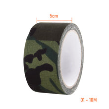 Load image into Gallery viewer, 5/10M Camouflage Tape Hunting Self-adhesive Camo Tape Waterproof Non-Slip Military Paintball Airsoft Rifle Tape Bicycle Sticker