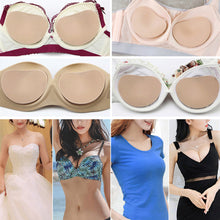 Load image into Gallery viewer, 1Pair Chest Pad Bikini Set Push Up Padded Bikinis Swimsuit Women Swimwear Women Thicker Breathable Sponge Bra Pad